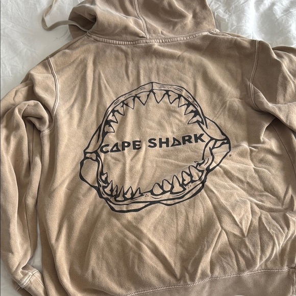 Tan Hooded Sweatshirt with Kangaroo Pocket - Picture 2 of 2